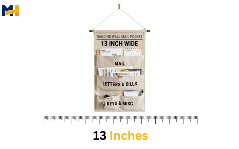 How long is 13 inches