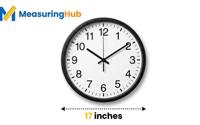 How long is 17 inches