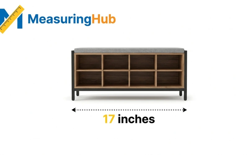 How long is 17 inches