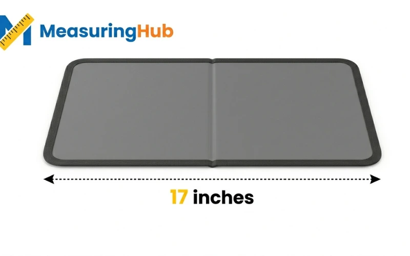 How long is 17 inches