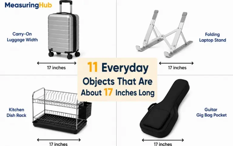 How long is 17 inches