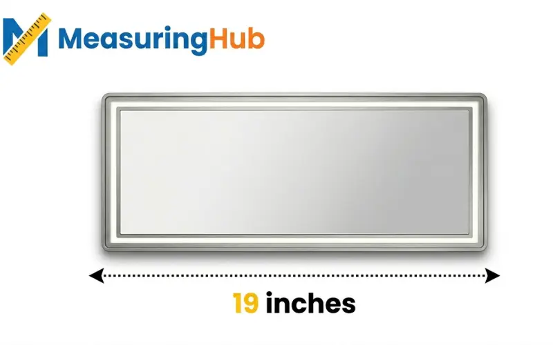 How long is 19 inches